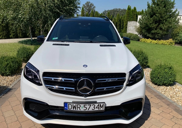 Mercedes-Benz GLS cena 244900 przebieg: 185000, rok produkcji 2017 z Wrocław małe 497